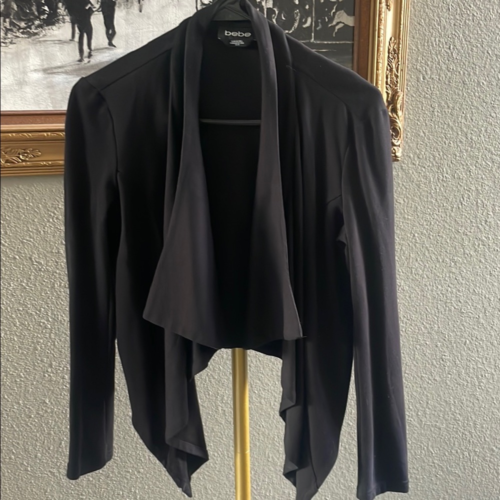 Bebe Black Cardigan size XS